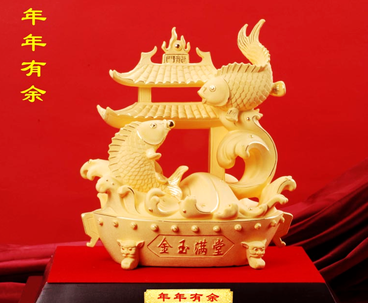 金光闪闪绒沙金工艺礼品（一）