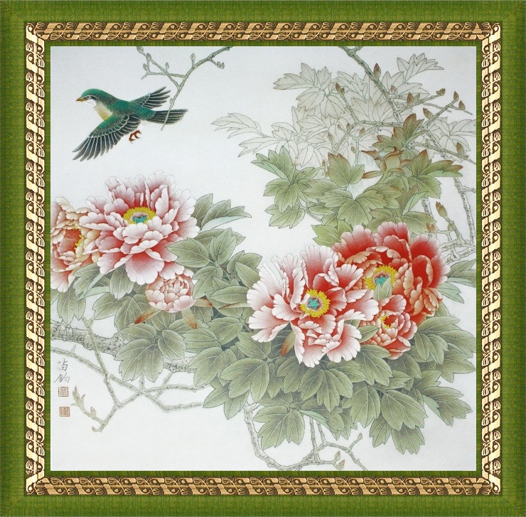 精美的牡丹主题绘画作品（一）