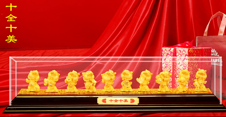 金光闪闪绒沙金工艺礼品（一）