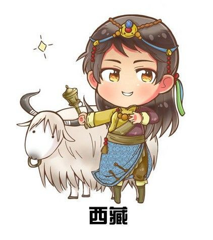以中国各省份为主题的人物插画（二）