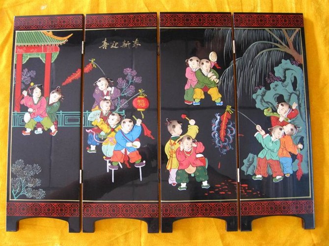 中国平遥推光漆器