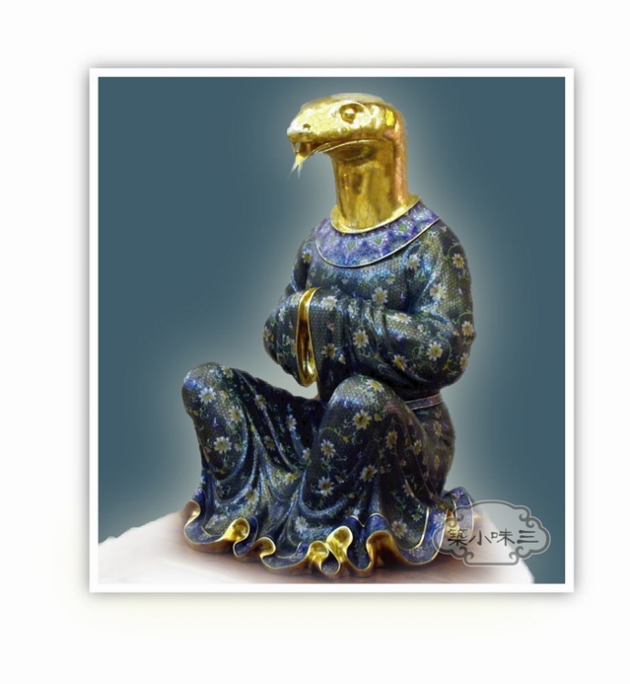 精致的中国古代珐琅十二生肖艺术