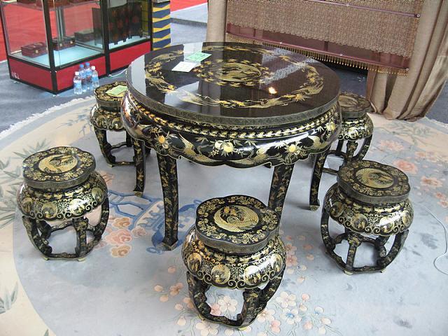 中国平遥推光漆器