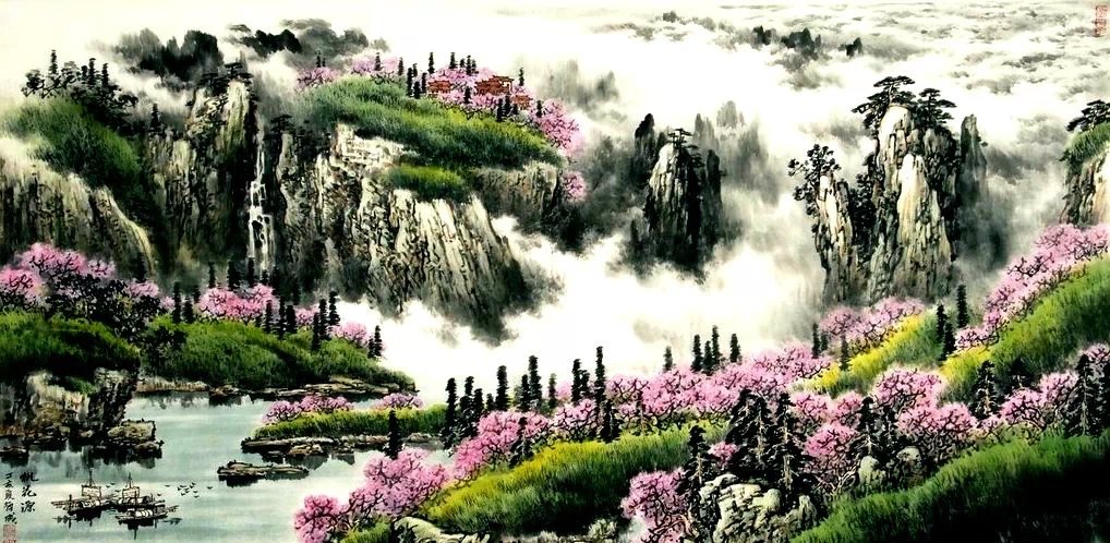 精美的中国传统山水画艺术（一）