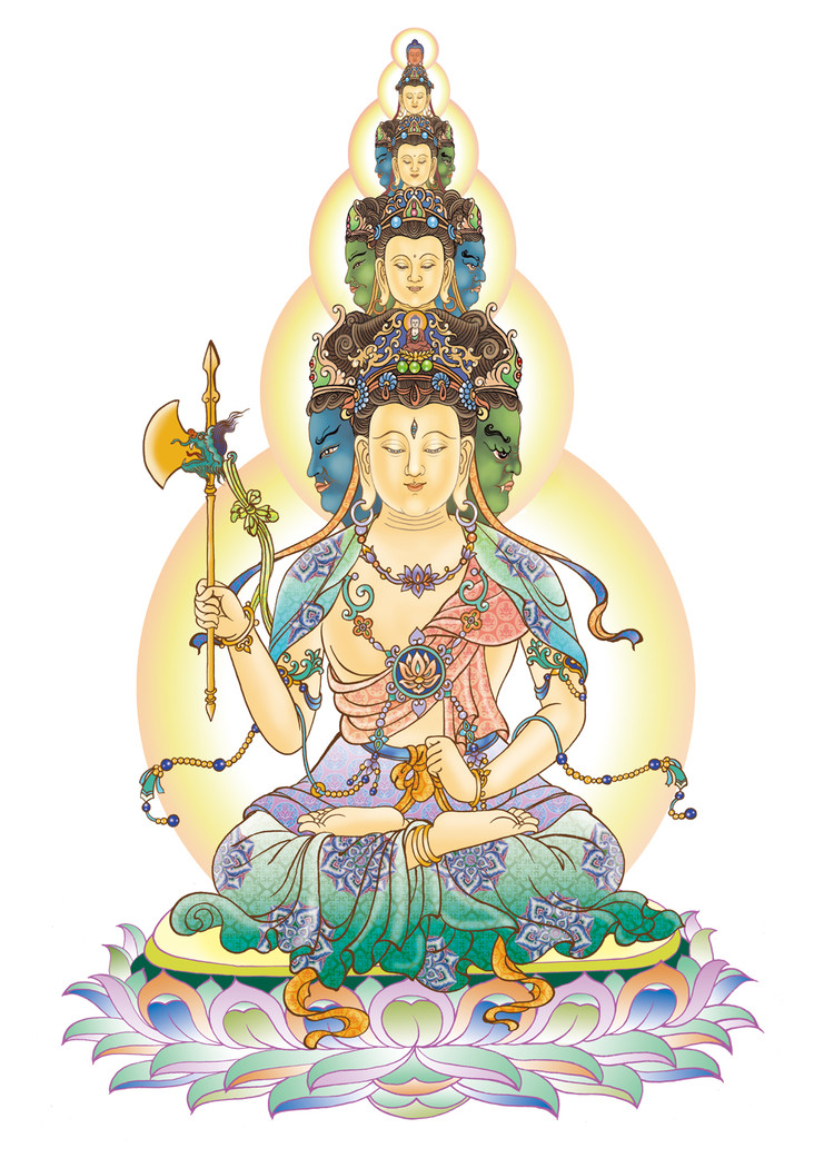 典雅慈祥的四十观音画像艺术（一）