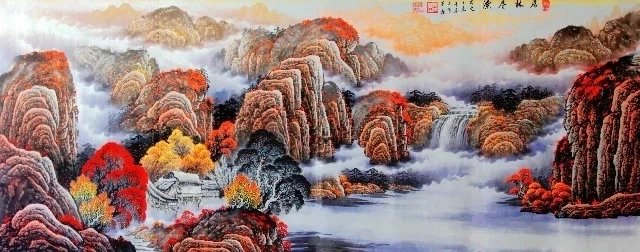 精美的中国传统山水画艺术（一）