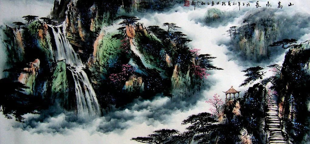 精美的中国传统山水画艺术（一）