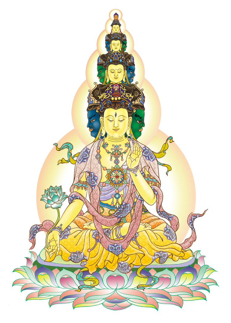 典雅慈祥的四十观音画像艺术（一）