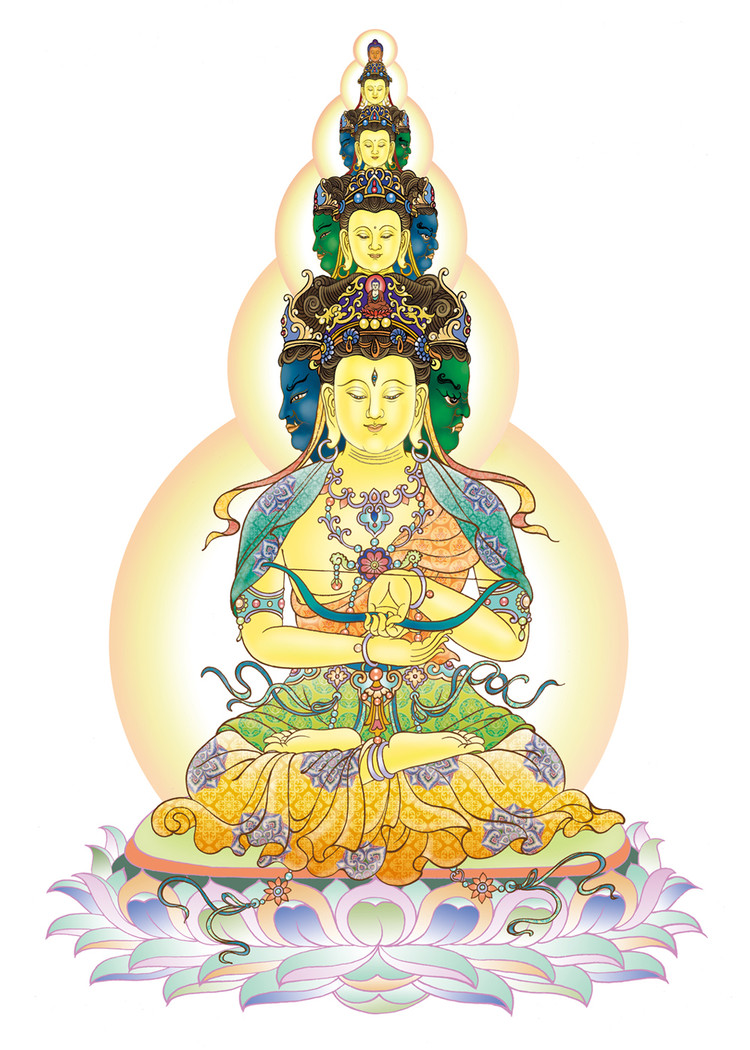 典雅慈祥的四十观音画像艺术（一）