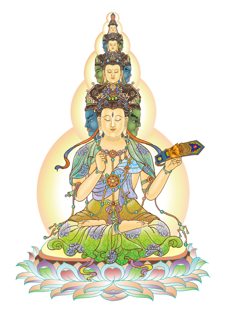 典雅慈祥的四十观音画像艺术（一）