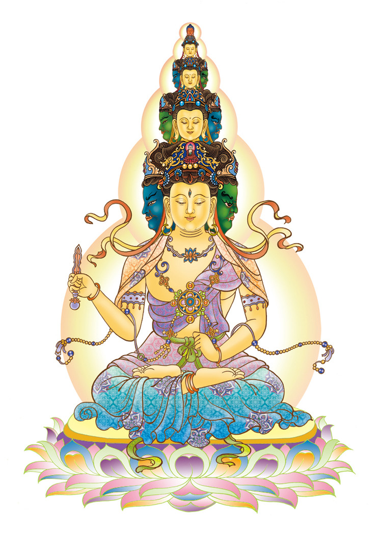 典雅慈祥的四十观音画像艺术（一）
