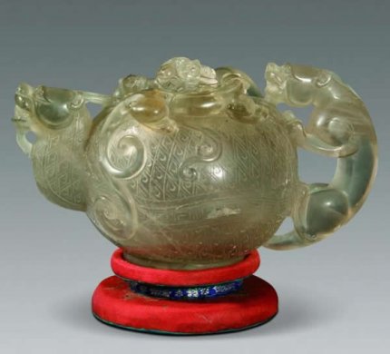 中国古代书案文玩用品--水注（
