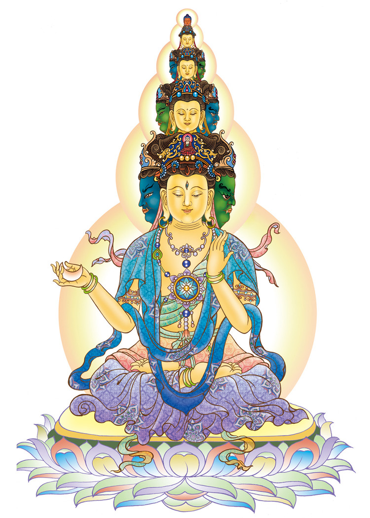 典雅慈祥的四十观音画像艺术（一）