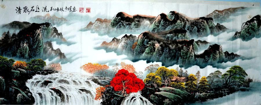 精美的中国传统山水画艺术（一）
