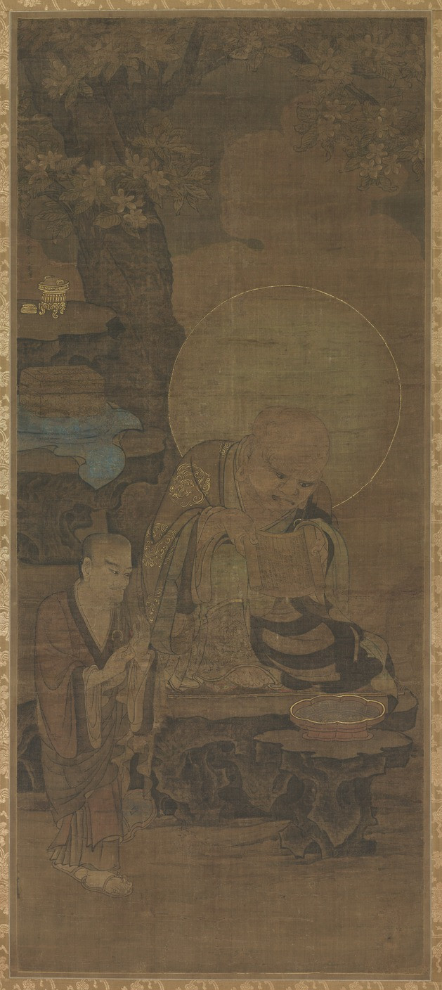宋代绘画大师金大受的十六罗汉图