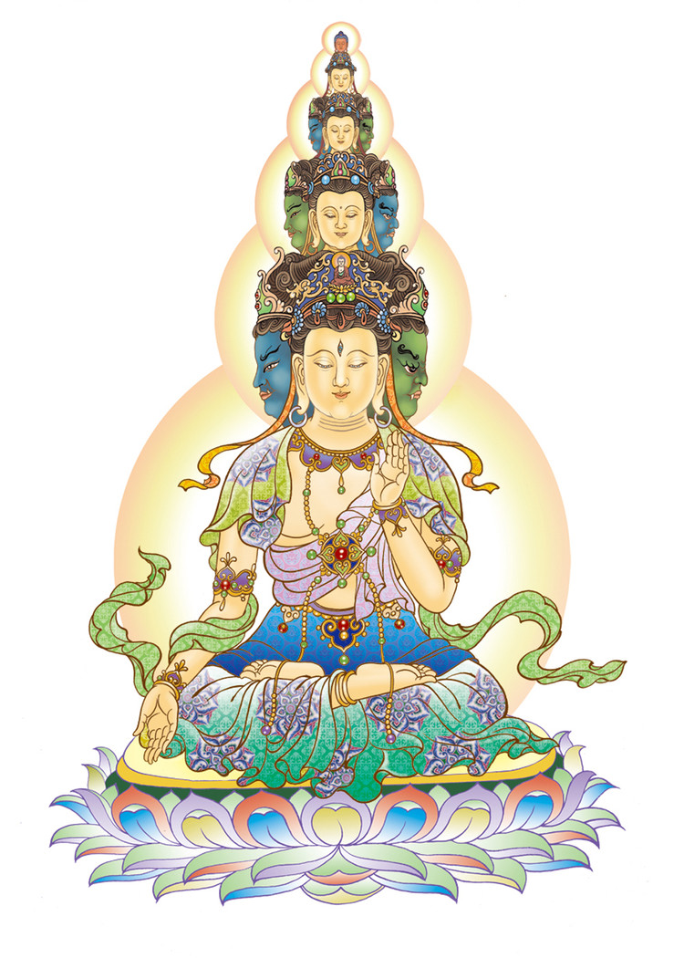 典雅慈祥的四十观音画像艺术（一）