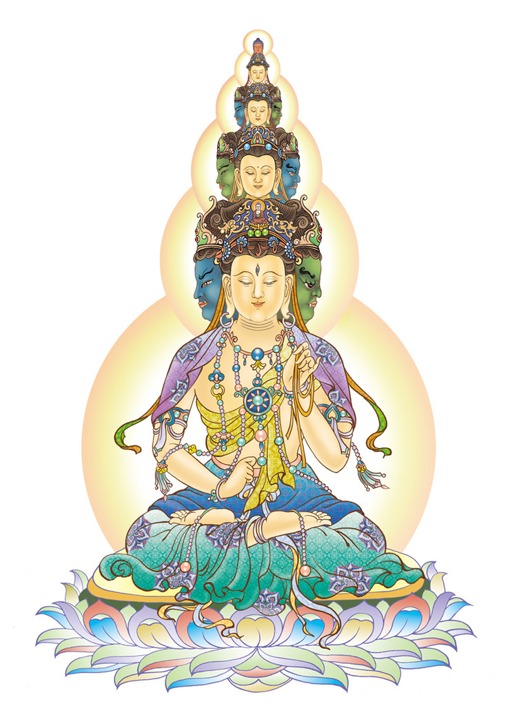 典雅慈祥的四十观音画像艺术（一）