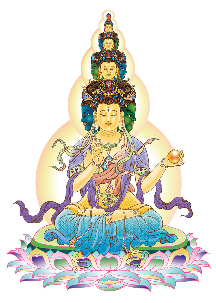 典雅慈祥的四十观音画像艺术（一）