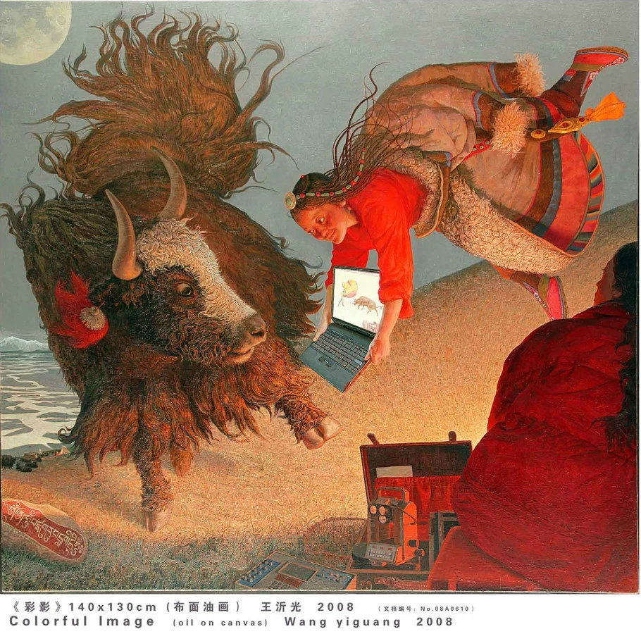 王沂光的中国风油画作品（二）