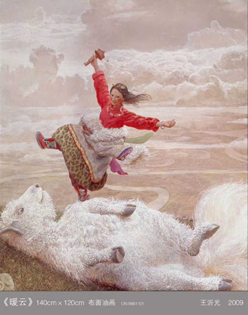 王沂光的中国风油画作品（二）