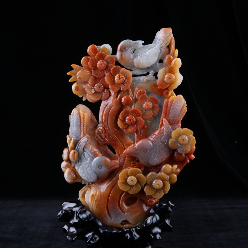 精美的现代黄龙玉雕艺术品（三十二）