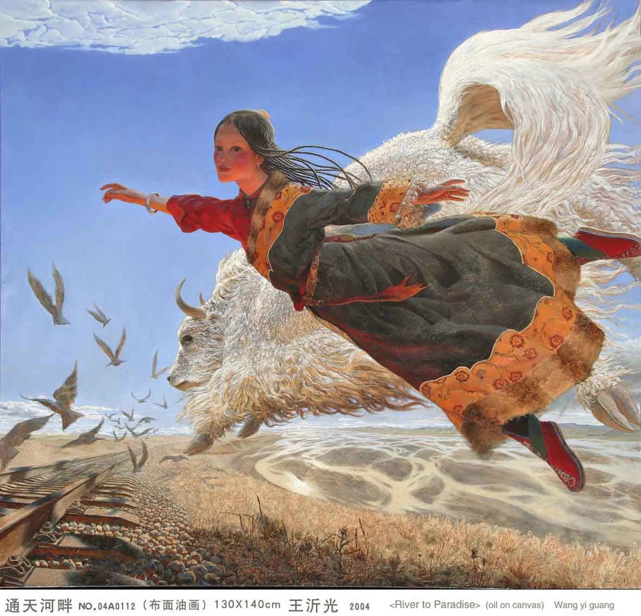 王沂光的中国风油画作品（二）