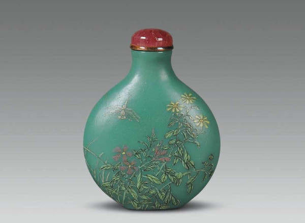料胎画珐琅琉璃工艺品