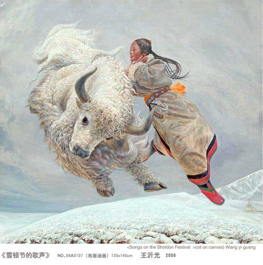 王沂光的中国风油画作品（二）