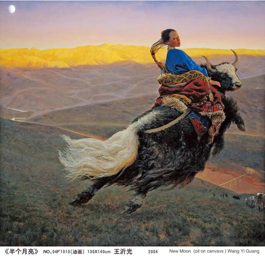 王沂光的中国风油画作品（二）
