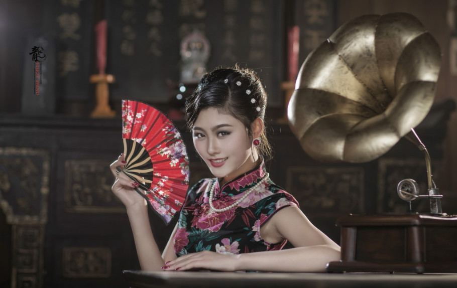 追忆旧时光旗袍美女摄影艺术作品