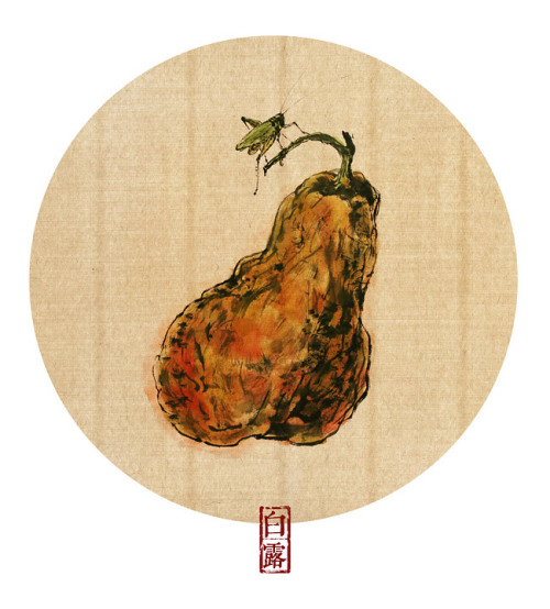 国画二十四节气创意绘画作品