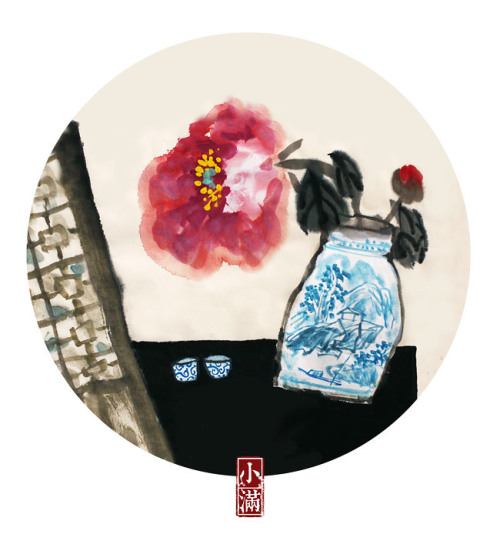 国画二十四节气创意绘画作品