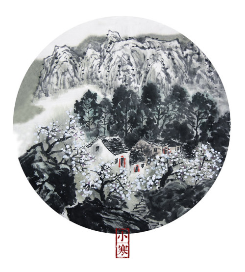 国画二十四节气创意绘画作品