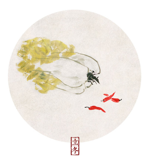 国画二十四节气创意绘画作品