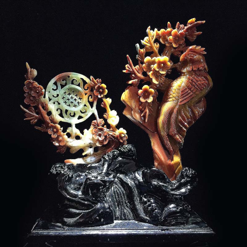 精美的现代黄龙玉雕艺术品（三十一）