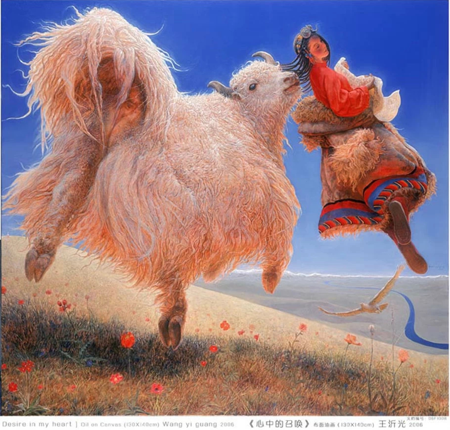 王沂光的中国风油画作品（一）