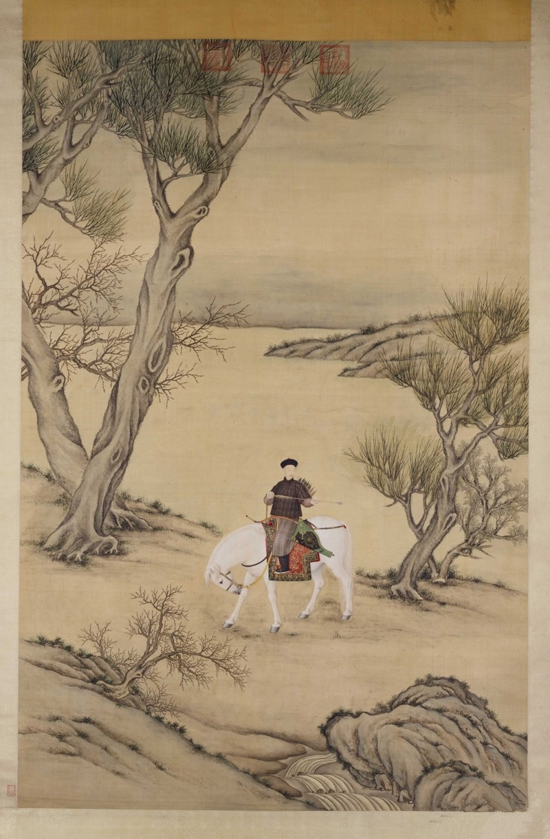 郎世宁的乾隆皇帝巡狩题材绘画作品