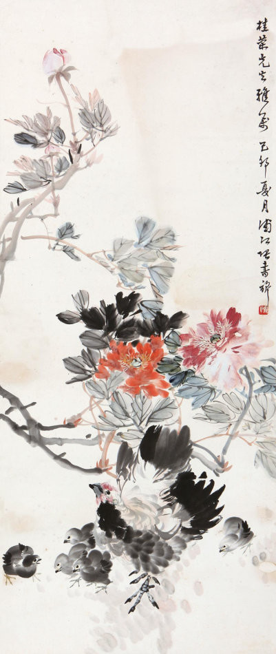 现代画家张书旂中国画艺术作品