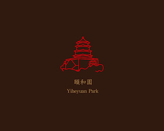 以北京地标为元素的LOGO