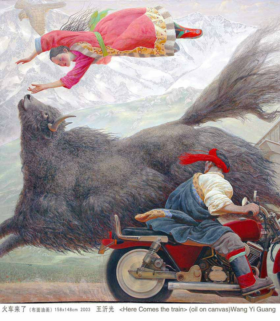 王沂光的中国风油画作品（一）