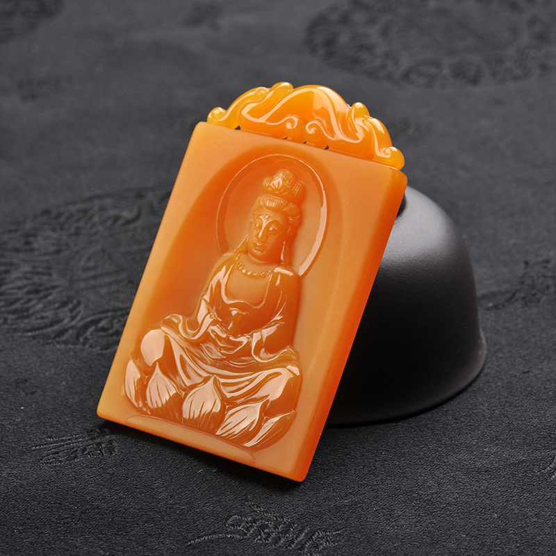 精美的现代黄龙玉雕艺术品（十七）