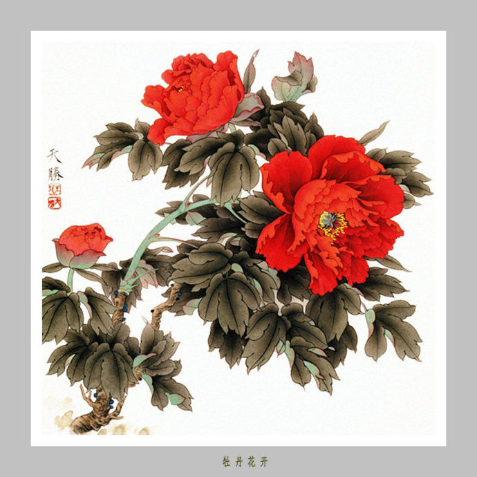 王天胜重彩绘画艺术作品（二）
