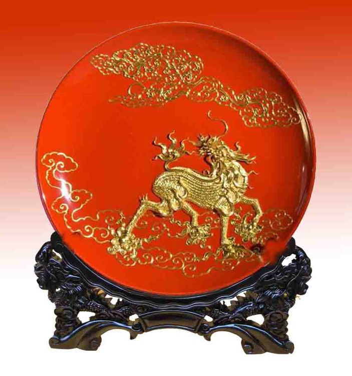 精美的现代漆线雕工艺品（二）