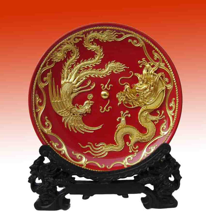 精美的现代漆线雕工艺品（二）