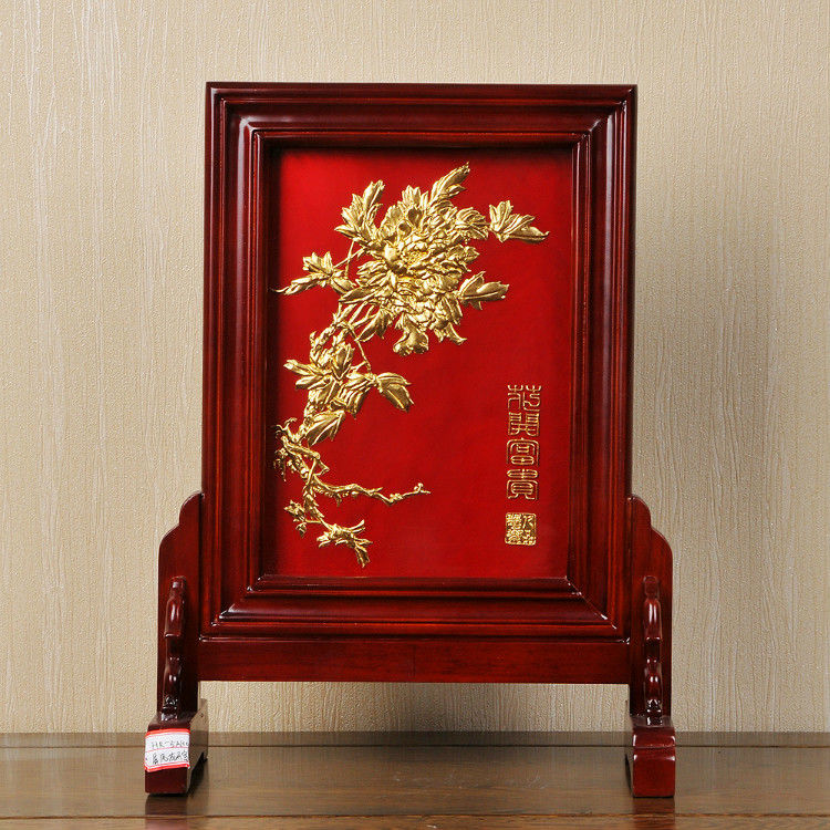 精美的现代漆线雕工艺品（一）