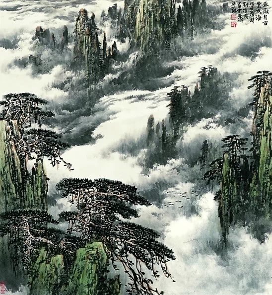 精美的中国传统山水画艺术（三）