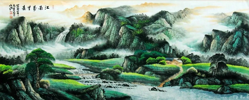 精美的中国传统山水画艺术（三）