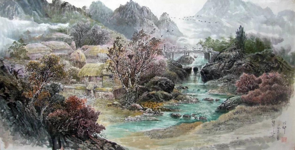 精美的中国传统山水画艺术（三）