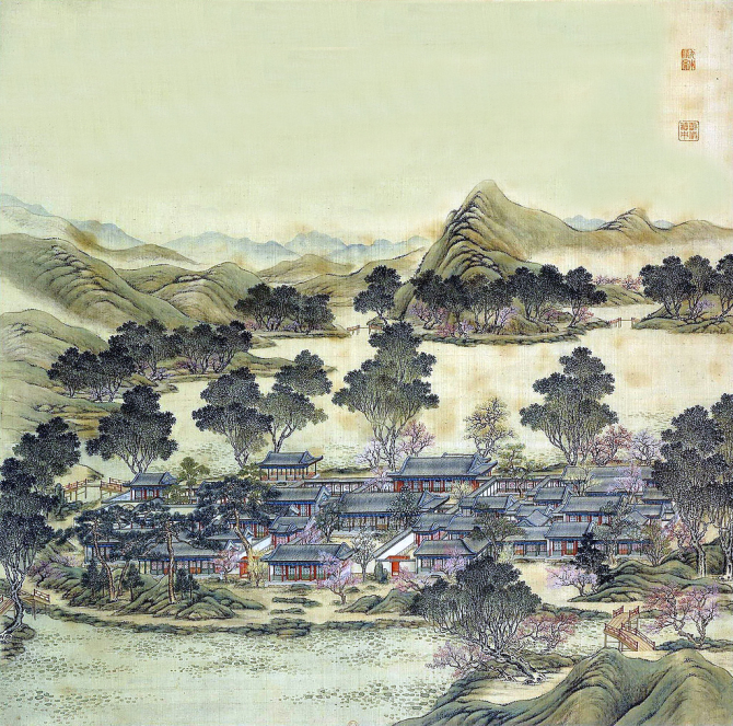中国传统绘画中的古代豪宅（二）
