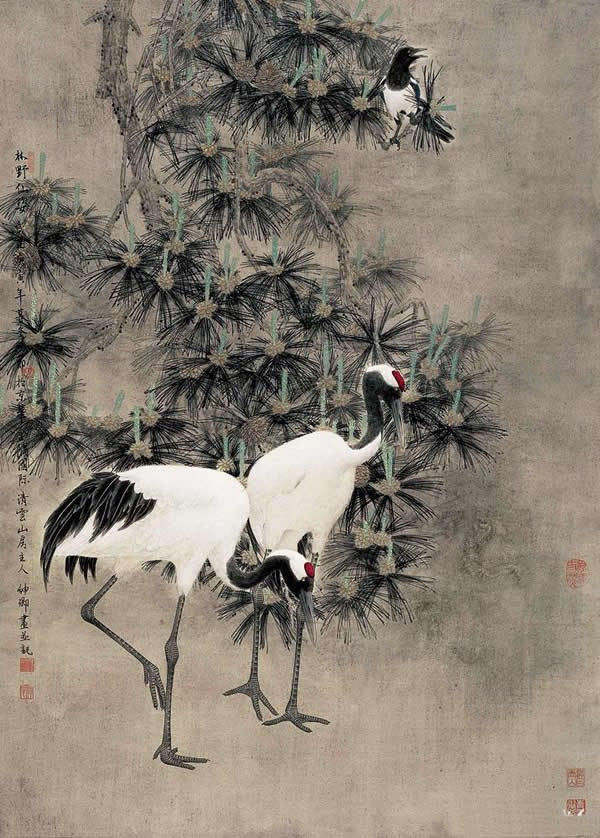 窦申清中国工笔画艺术作品